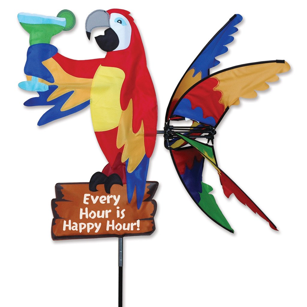 Island Parrot Wind Spinner Happy Hour 33